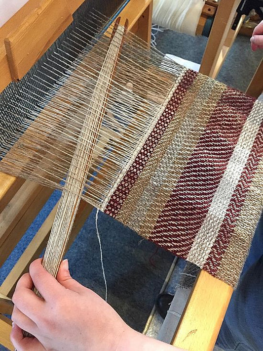 Loom Sample Weaving